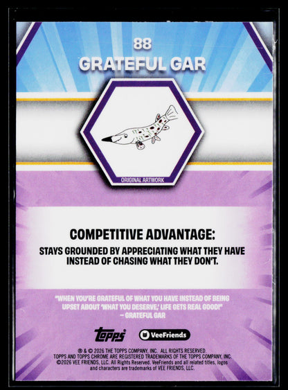 2026 Topps Chrome VeeFriends #88 Grateful Gar