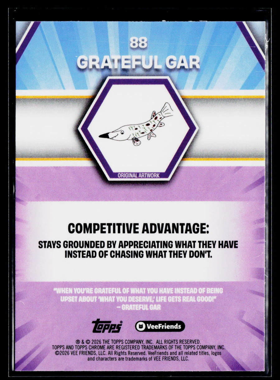 2026 Topps Chrome VeeFriends #88 Grateful Gar