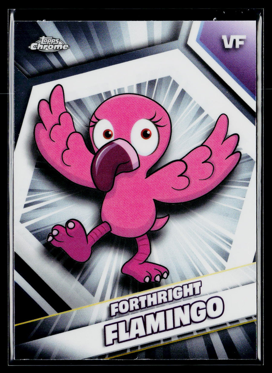 2026 Topps Chrome VeeFriends #79 Forthright Flamingo