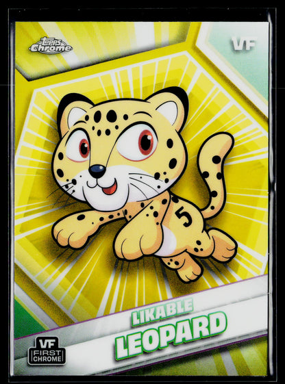 2026 Topps Chrome VeeFriends #112 Likable Leopard