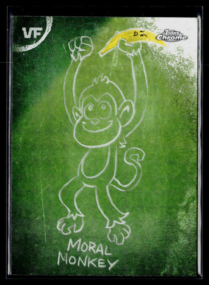 2026 Topps Chrome VeeFriends #C-20 Moral Monkey Chalkboard