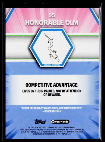 2026 Topps Chrome VeeFriends #95 Honorable Olm