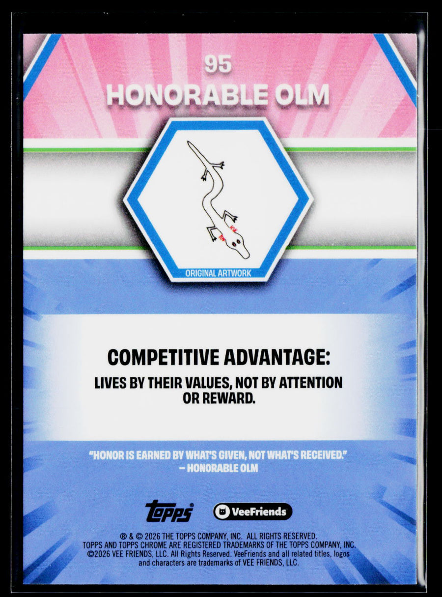 2026 Topps Chrome VeeFriends #95 Honorable Olm