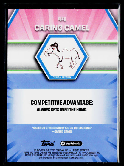 2026 Topps Chrome VeeFriends #44 Caring Camel