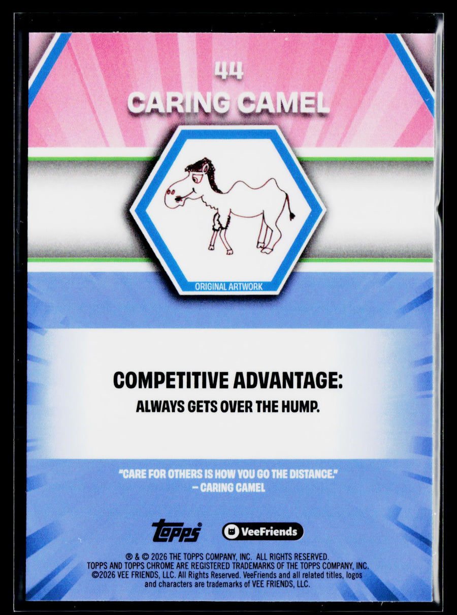 2026 Topps Chrome VeeFriends #44 Caring Camel