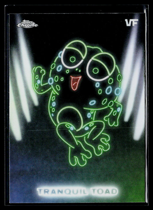 2026 Topps Chrome VeeFriends #NE-8 Tranquil Toad Neon Lights