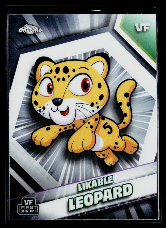 2026 Topps Chrome VeeFriends #112 Likable Leopard