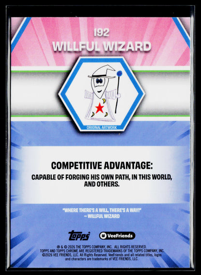 2026 Topps Chrome VeeFriends #192 Willful Wizard