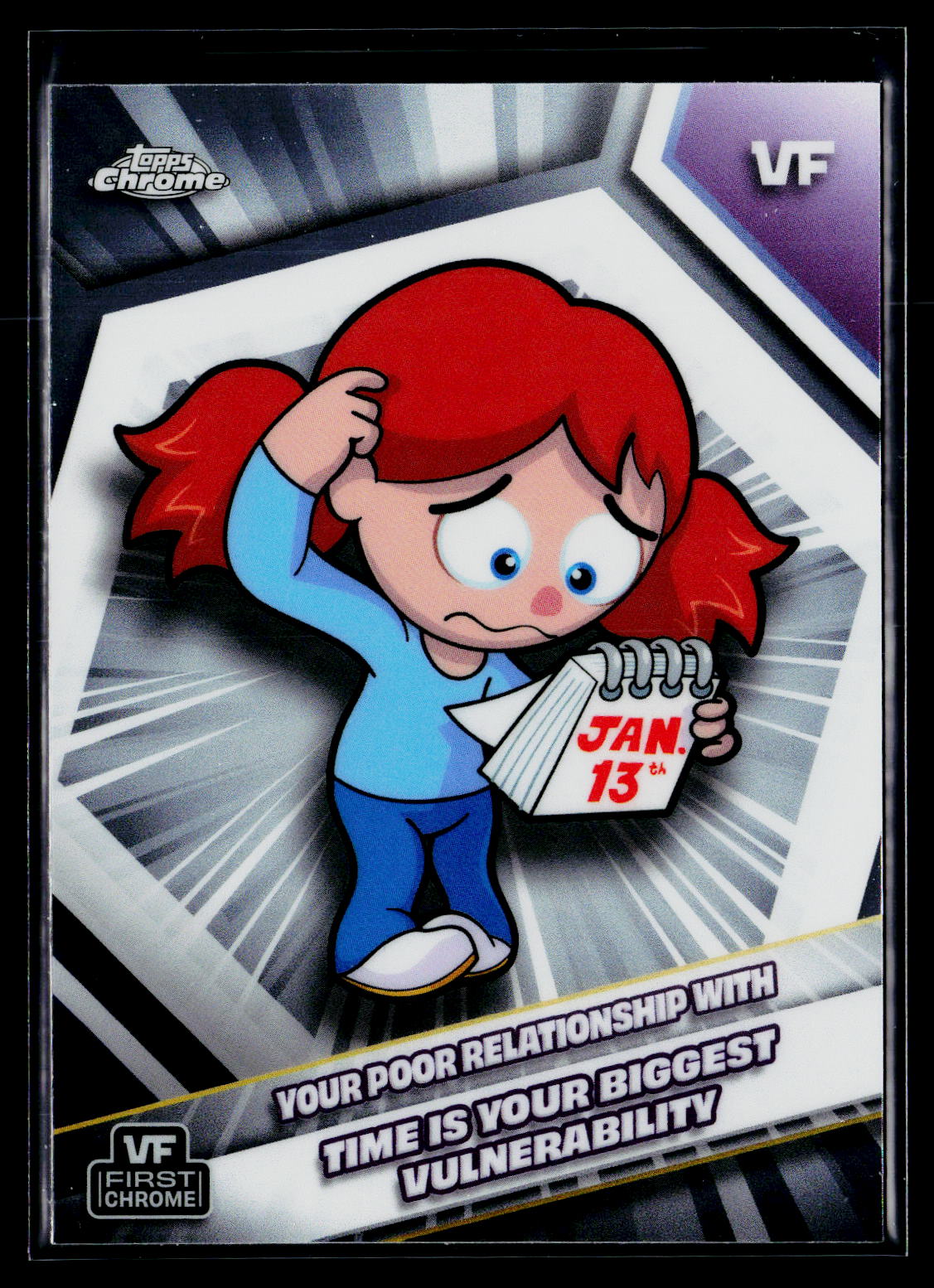 2026 Topps Chrome VeeFriends #197 Your Poor Relationship With Time