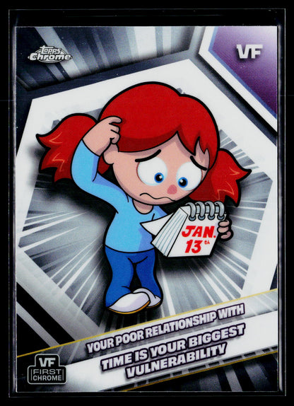 2026 Topps Chrome VeeFriends #197 Your Poor Relationship With Time