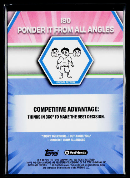 2026 Topps Chrome VeeFriends #180 Ponder It From All Angles