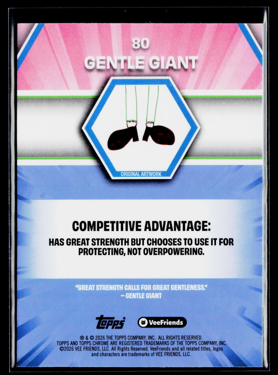 2026 Topps Chrome VeeFriends #80 Gentle Giant