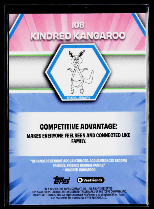 2026 Topps Chrome VeeFriends #108 Kindred Kangaroo