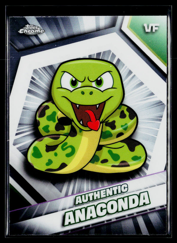 2026 Topps Chrome VeeFriends #24 Authentic Anaconda