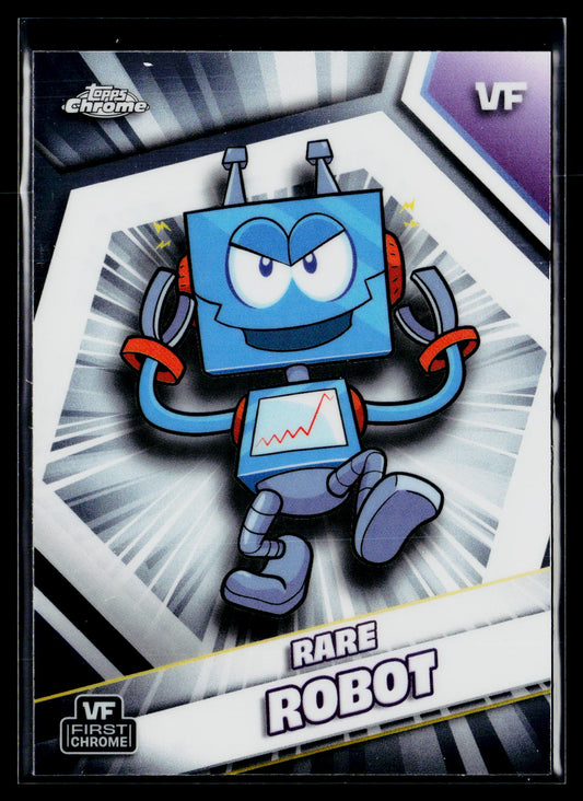 2026 Topps Chrome VeeFriends #CC-10 VeeFriends #10 - Rare Robot Comic Clippings