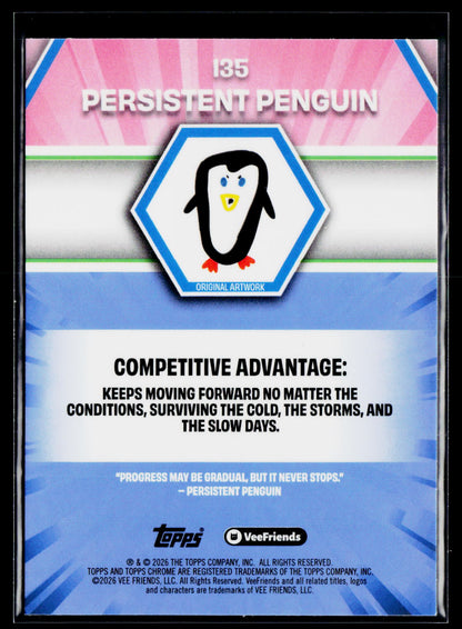 2026 Topps Chrome VeeFriends #135 Persistent Penguin