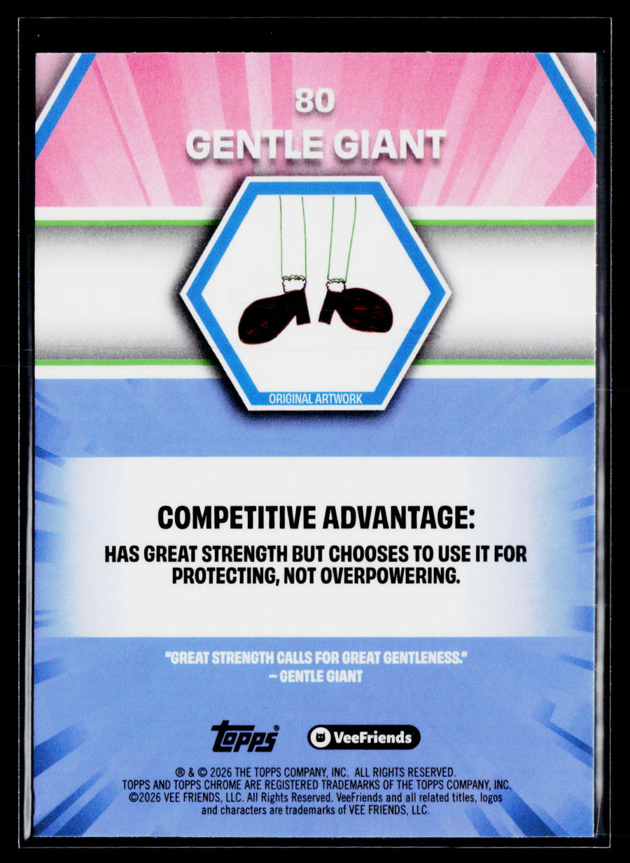 2026 Topps Chrome VeeFriends #80 Gentle Giant