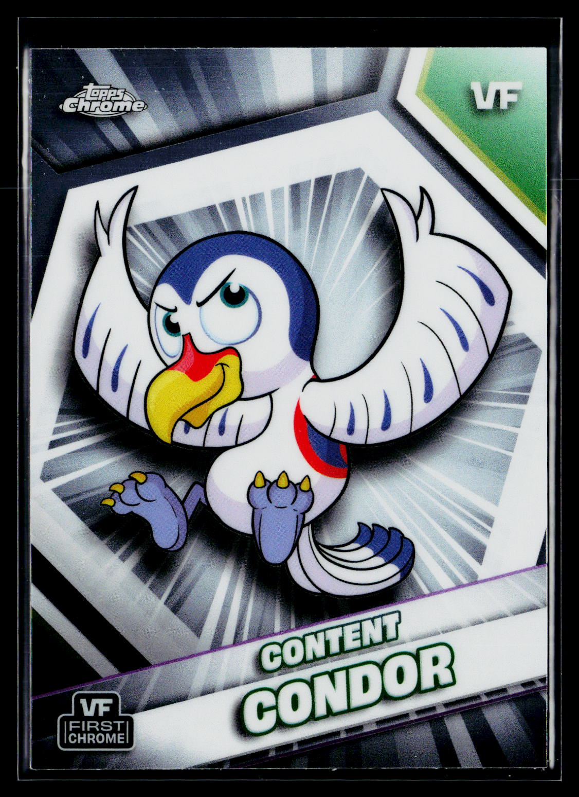 2026 Topps Chrome VeeFriends #57 Content Condor