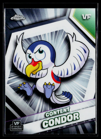 2026 Topps Chrome VeeFriends #57 Content Condor