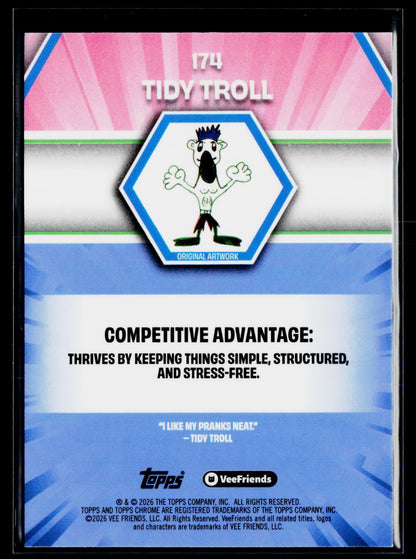 2026 Topps Chrome VeeFriends #174 Tidy Troll