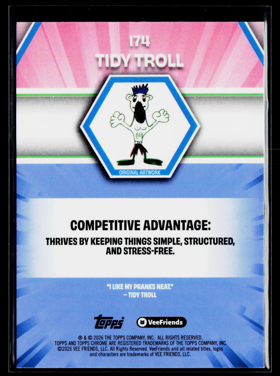 2026 Topps Chrome VeeFriends #174 Tidy Troll