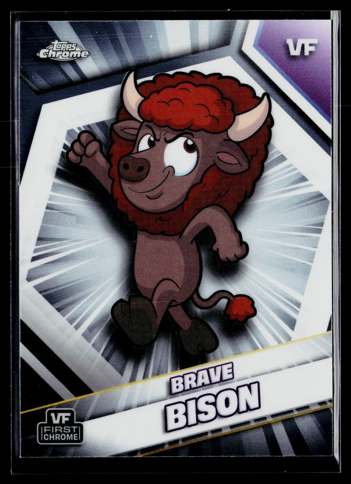 2026 Topps Chrome VeeFriends #37 Brave Bison