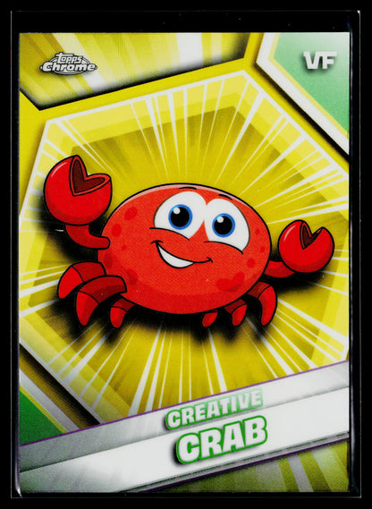 2026 Topps Chrome VeeFriends #60 Creative Crab Yellow Refractor