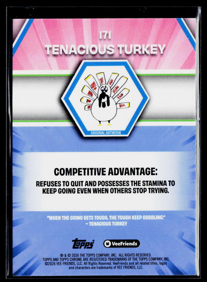 2026 Topps Chrome VeeFriends #171 Tenacious Turkey