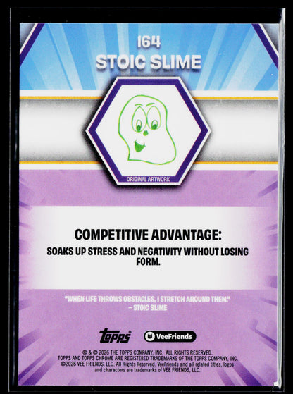 2026 Topps Chrome VeeFriends #164 Stoic Slime