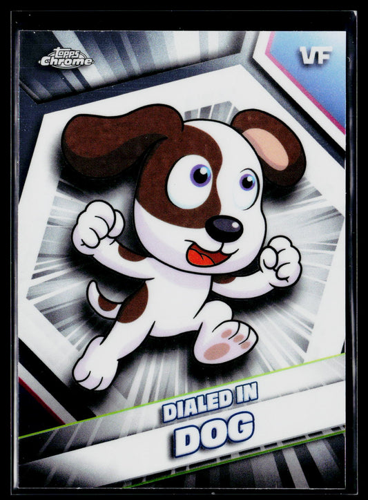 2026 Topps Chrome VeeFriends #14 Dialed In Dog