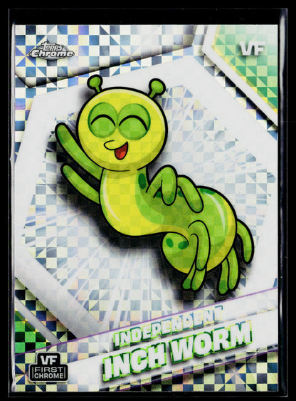 2026 Topps Chrome VeeFriends #103 Independent Inch Worm X-Fractor