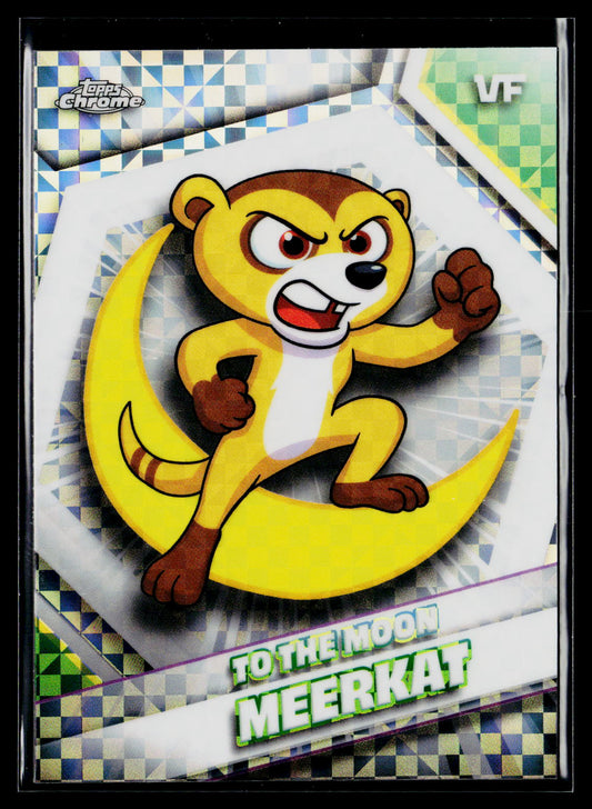2026 Topps Chrome VeeFriends #175 To The Moon Meerkat X-Fractor