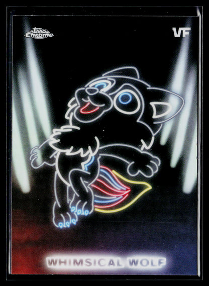 2026 Topps Chrome VeeFriends #NE-3 Whimsical Wolf Neon Lights