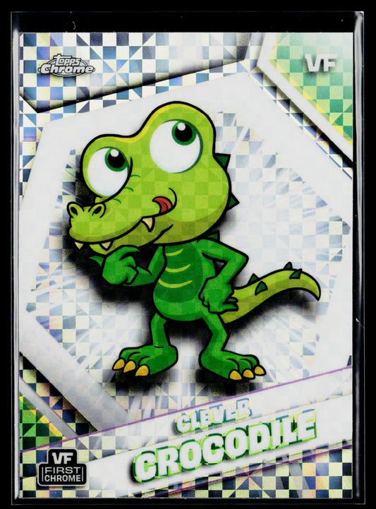 2026 Topps Chrome VeeFriends #48 Clever Crocodile X-Fractor