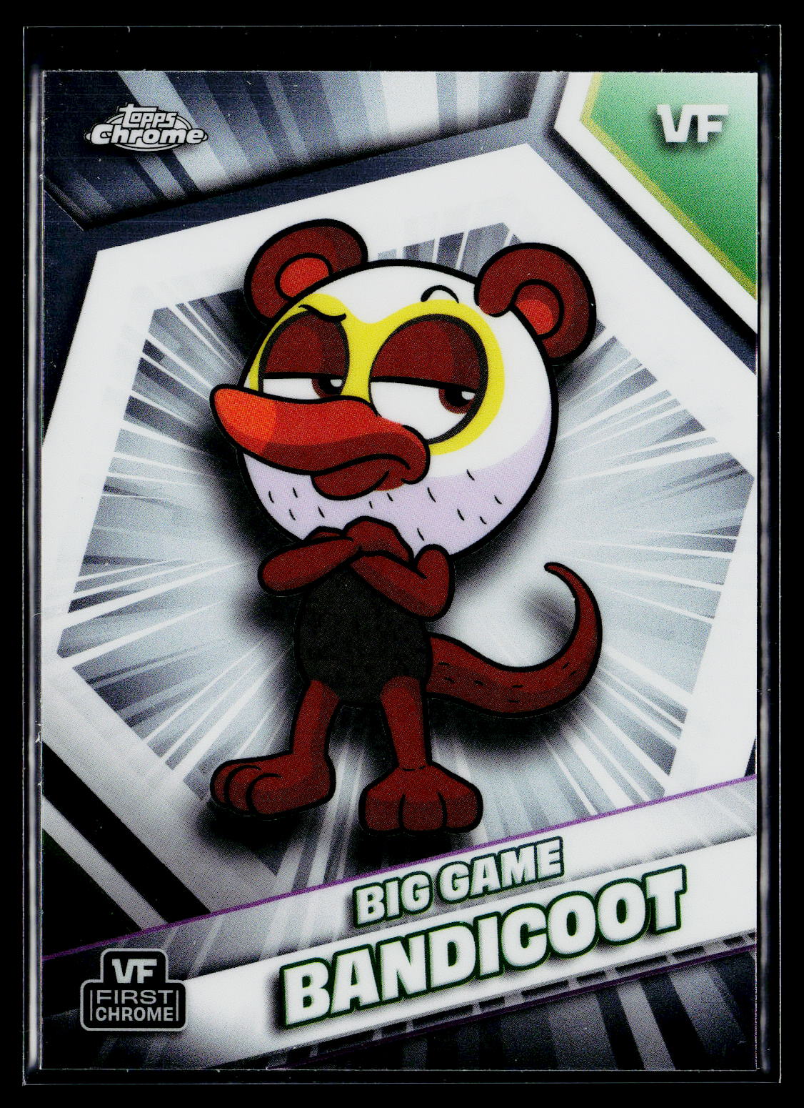 2026 Topps Chrome VeeFriends #33 Big Game Bandicoot