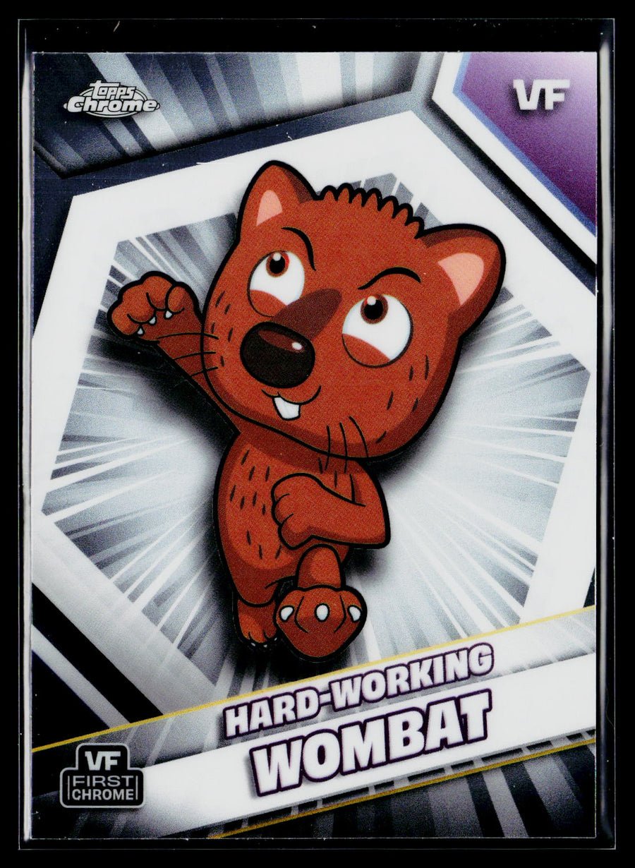 2026 Topps Chrome VeeFriends #91 Hard-Working Wombat