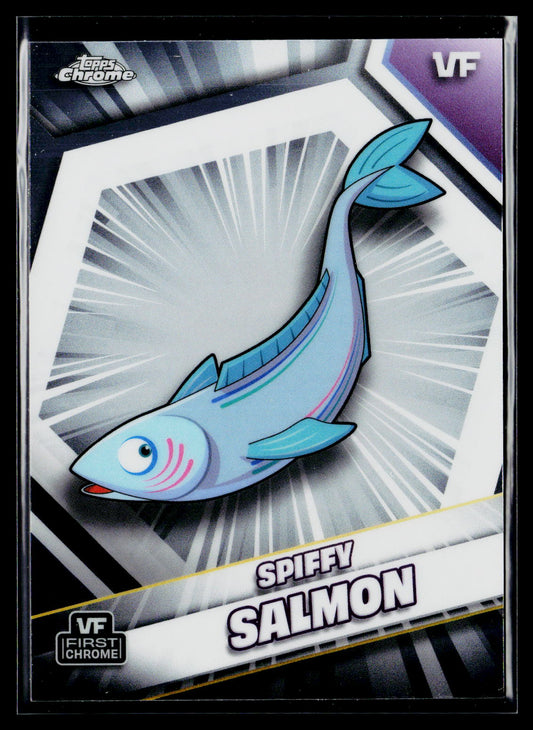 2026 Topps Chrome VeeFriends #161 Spiffy Salmon