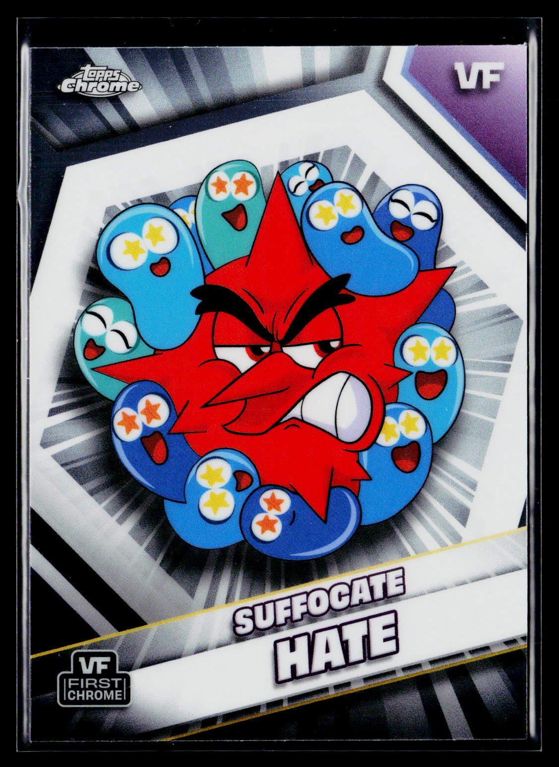 2026 Topps Chrome VeeFriends #167 Suffocate Hate