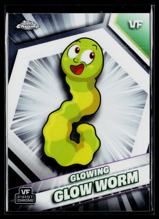 2026 Topps Chrome VeeFriends #84 Glowing Glow Worm