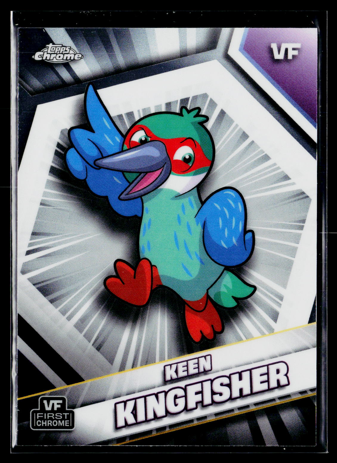 2026 Topps Chrome VeeFriends #107 Keen Kingfisher
