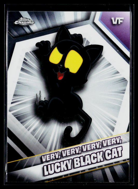 2026 Topps Chrome VeeFriends #55 Very, Very, Very, Very, Lucky Black Cat
