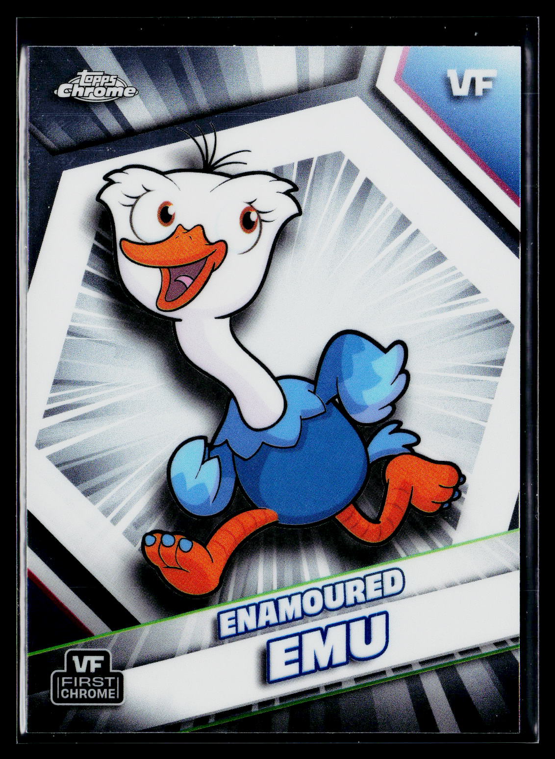 2026 Topps Chrome VeeFriends #71 Enamoured Emu