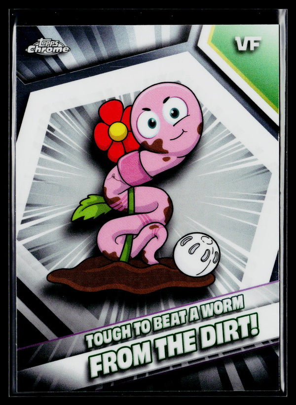 2026 Topps Chrome VeeFriends #178 Tough To Beat A Worm From The Dirt!