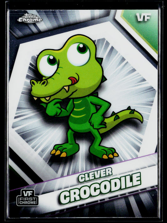 2026 Topps Chrome VeeFriends #48 Clever Crocodile