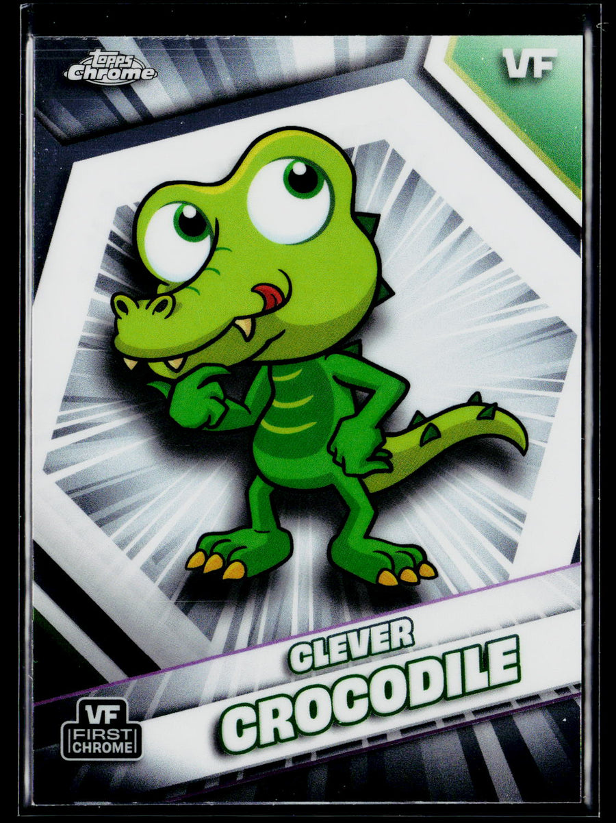 2026 Topps Chrome VeeFriends #48 Clever Crocodile