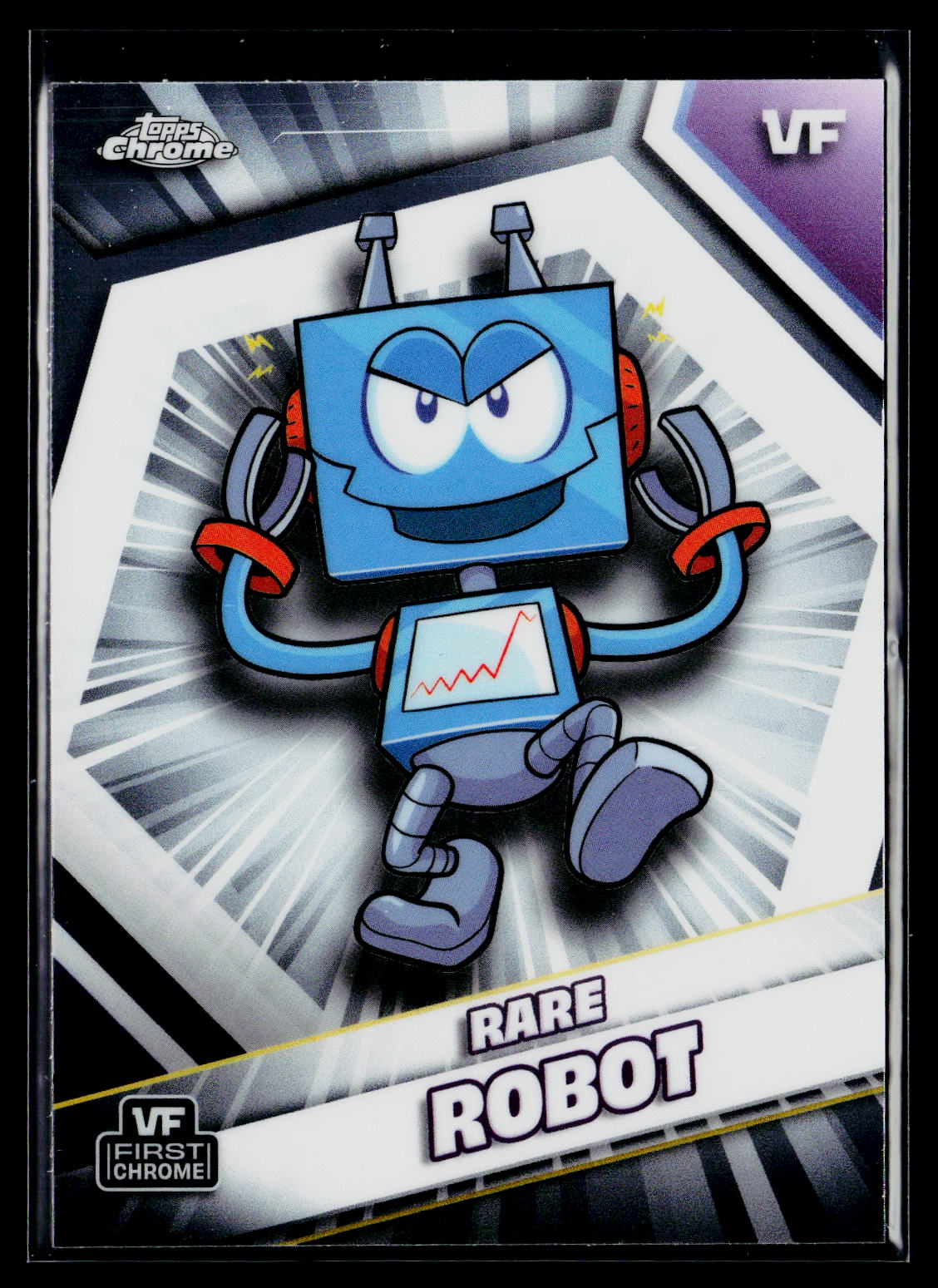 2026 Topps Chrome VeeFriends #CC-10 VeeFriends #10 - Rare Robot Comic Clippings