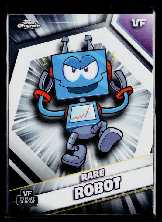 2026 Topps Chrome VeeFriends #CC-10 VeeFriends #10 - Rare Robot Comic Clippings