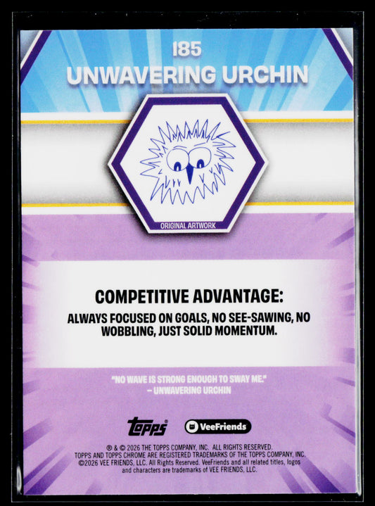 2026 Topps Chrome VeeFriends #185 Unwavering Urchin