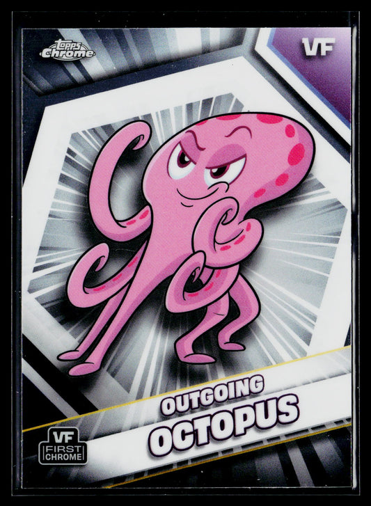 2026 Topps Chrome VeeFriends #131 Outgoing Octopus