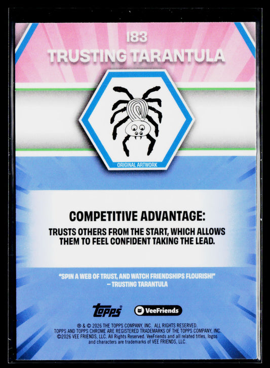 2026 Topps Chrome VeeFriends #183 Trusting Tarantula